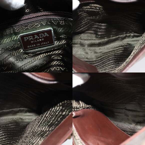 PRADA Shoulder Bag Leather Beige - Picture 11 of 12